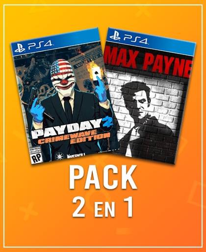 2 JUEGOS EN 1 PAYDAY 2 CRIMEWAVE EDITION mas Max Payne PS4