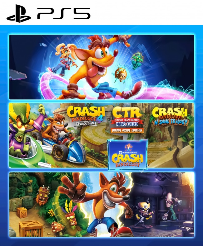 Crash Bandicoot Crashiversary Bundle PS5, Juegos Digitales México