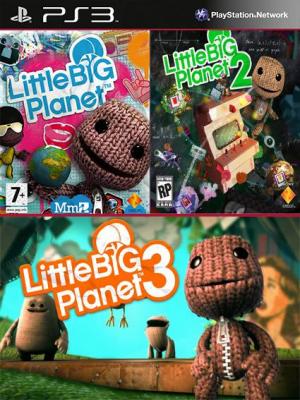 3 JUEGOS EN 1 LittleBigPlanet Mas LittleBigPlanet 2 Mas LittleBigPlanet 3 PS3