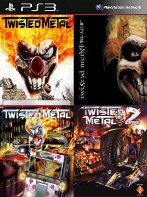 4 JUEGOS EN 1 Twisted Metal Twisted Metal Black Twisted Metal (PSOne Classic) Twisted Metal 2 (PSOne Classic) PS3