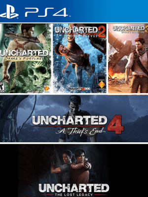 5 JUEGOS EN 1 Uncharted Coleccion PS4