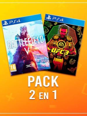 2 JUEGOS EN 1 BATTLEFIELD V y EA SPORTS UFC 3 PS4