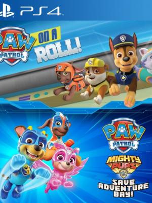 PAW Patrol On a Roll mas PAW Patrol Mighty Pups Save Adventure Bay PS4
