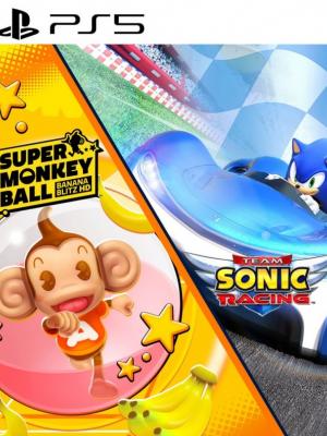 Team Sonic Racing mas Super Monkey Ball: Banana Blitz HD PS5